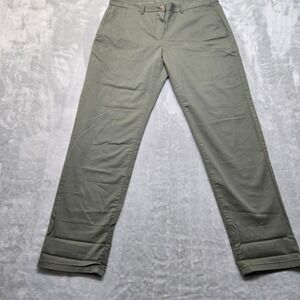 VTG Gap Broken-In Womens Size 10 35x30 Straight Khakis Olive Green Chino Pants